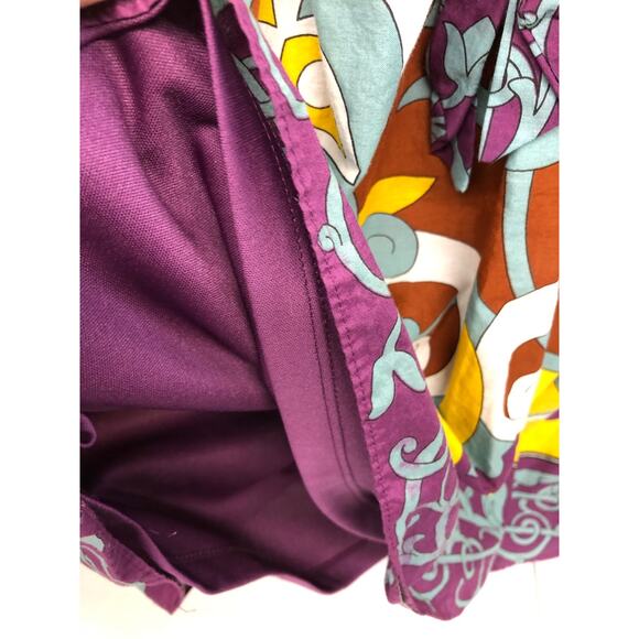 Nicole by Nicole Miller Yellow Print  Tank Size XL - Picture 4 of 6